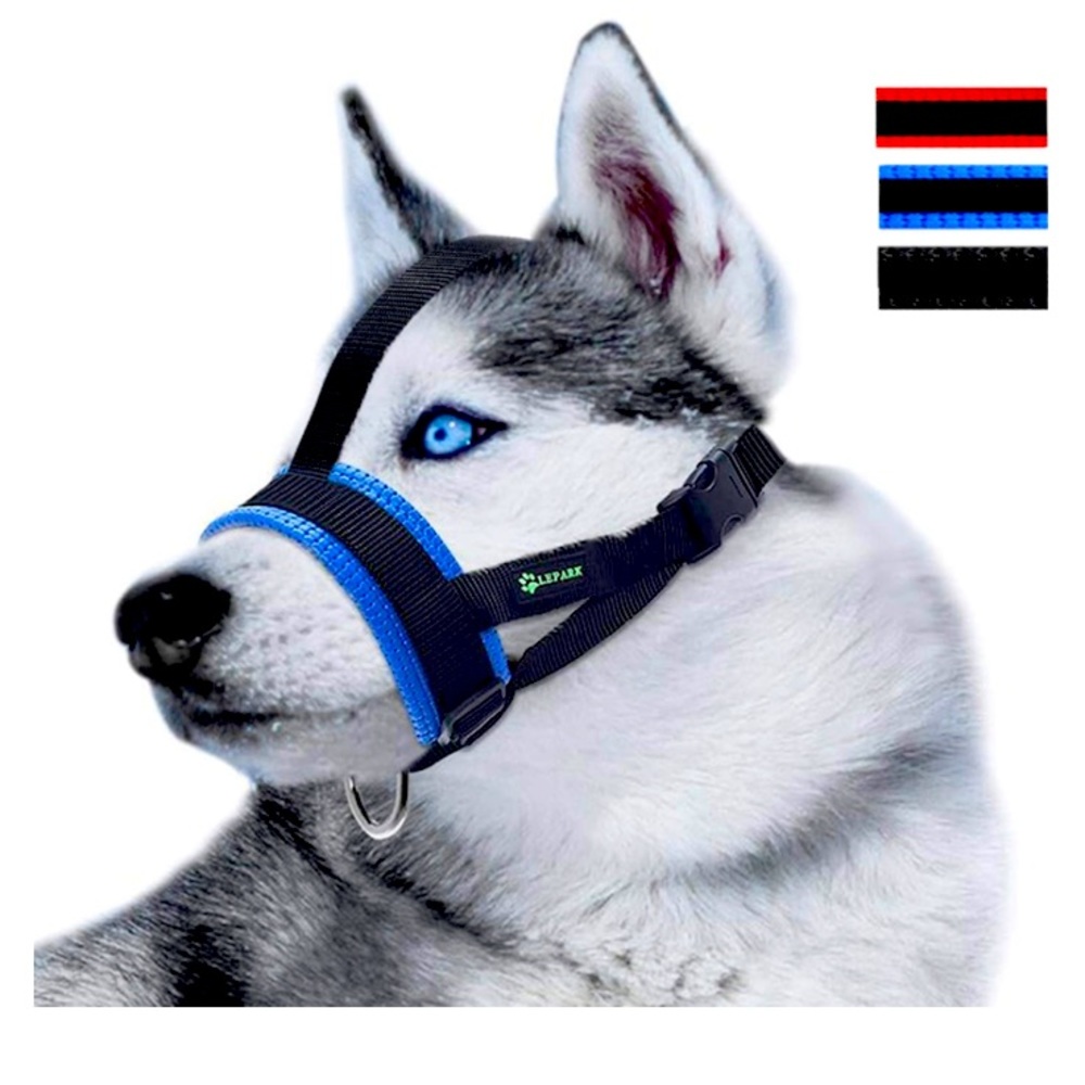 🦋Nylon Dog Muzzle for Dogs Prevent from Biting,Barking and Chewing,Adjustable